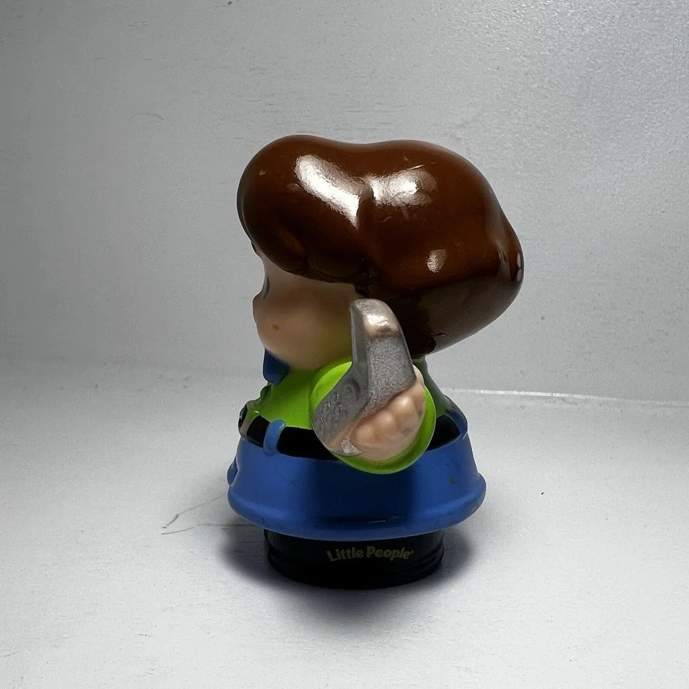 Fisher Price Little People Father Dad Cell Phone Brown Hair Man 2006